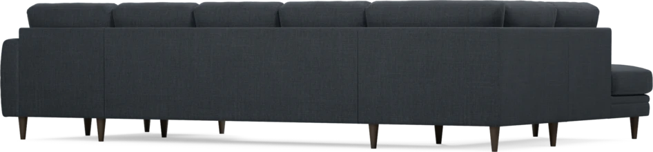 Eden - 3-sits soffa med divan vänster och schäslong höger - Blå