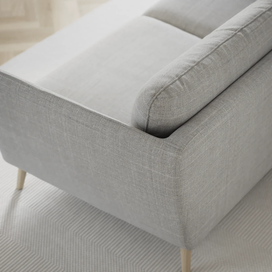 Madison Lux - 2-sits soffa med divan vänster och höger - Grå