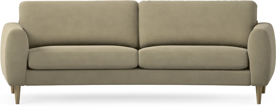 Bridge - 3-sits soffa svängd - Beige