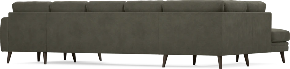 Eden - 3-sits soffa med divan vänster och schäslong höger - Grå