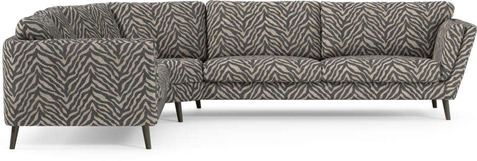 Madison Lux - Hörnsoffa 2+3-sits, hörn 2 - Svart