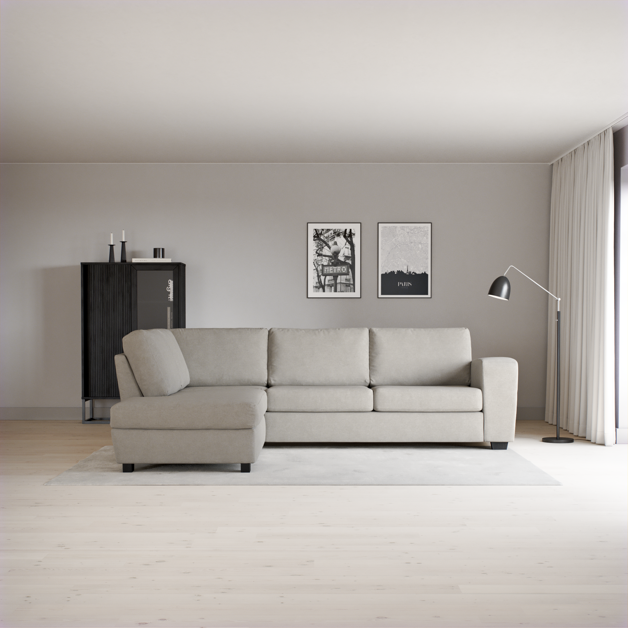 Friday - 2,5-sits soffa med divan vänster - inspiration