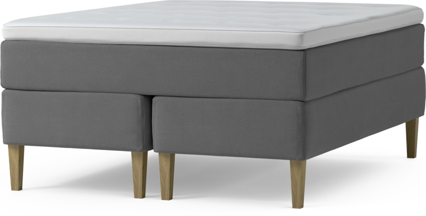 Delux Dream - Kontinentalsäng, dubbelsäng med bäddmadrass och sängben