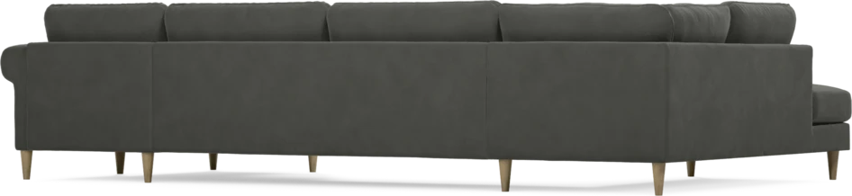 Bridge - 3-sits soffa med divan vänster och schäslong höger - Grå
