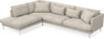 Harper - 3-sits soffa med divan vänster - Beige