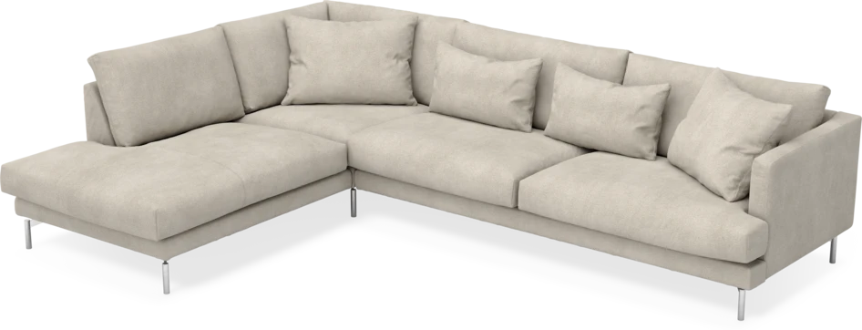 Harper - 3-sits soffa med divan vänster - Beige
