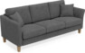 Eden - 3-sits soffa - Svart