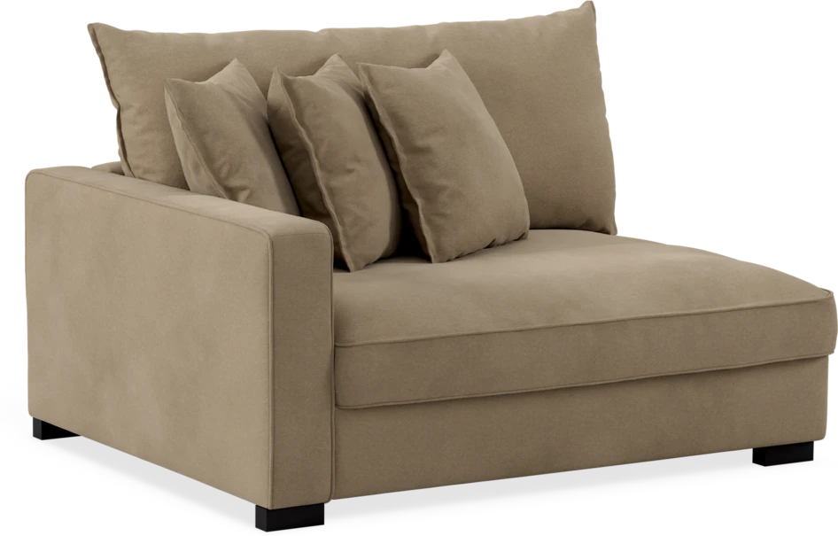 Rossi - 2-sits med armstöd vänster - Beige