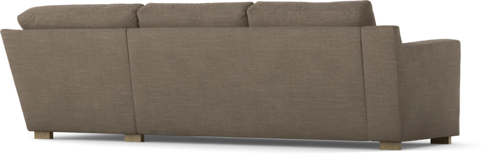 Friday - 2,5-sits soffa med divan höger - Brun