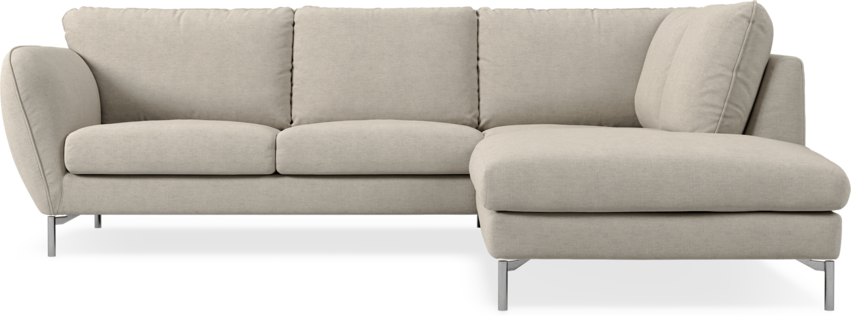 Madison - 2-sits soffa med divan höger - Beige