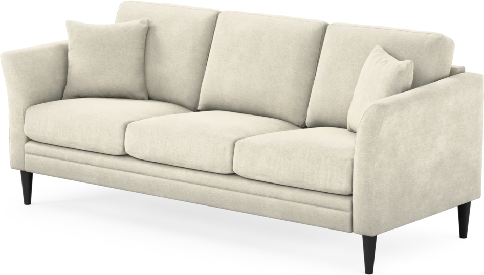 Eden - 3-sits soffa - Vit