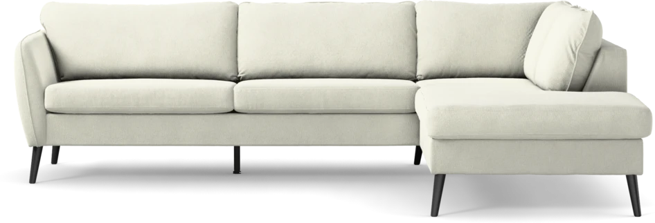 County - 2,5-sits soffa med divan höger - Vit