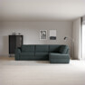 Friday - 2,5-sits soffa med divan höger - Blå