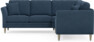 Eden - Hörnsoffa, 2+2-sits - Blå