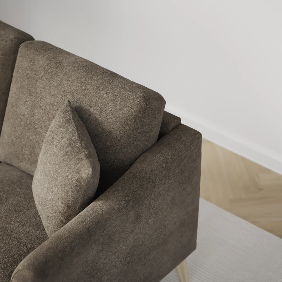 Eden - 2,5-sits soffa - Brun