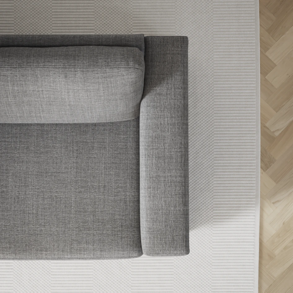 Nevada - 3-sits soffa med divan vänster och schäslong höger - Grå