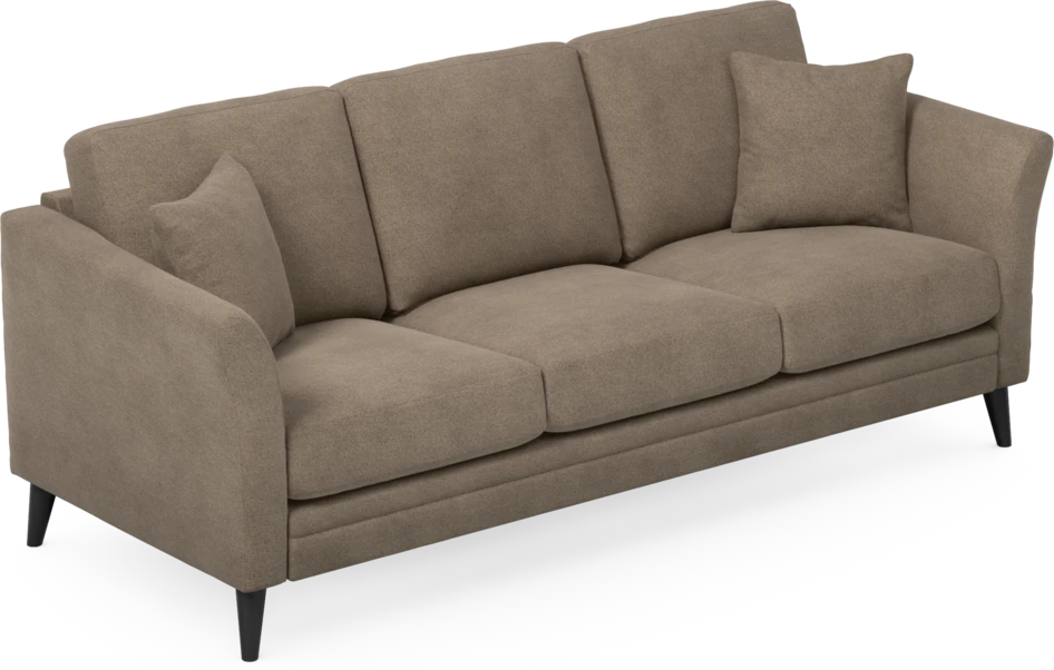 Eden - 3-sits soffa - Brun