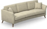 Eden - 3-sits soffa svängd - Beige