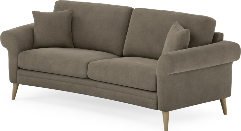 Eden - 2,5-sits soffa svängd - Beige