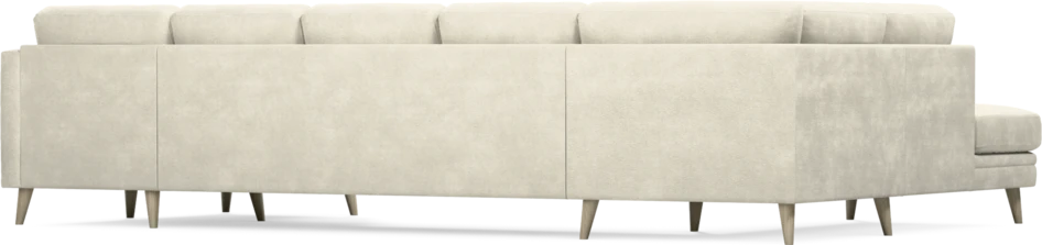 Eden - 3-sits soffa med divan vänster och schäslong höger - Vit