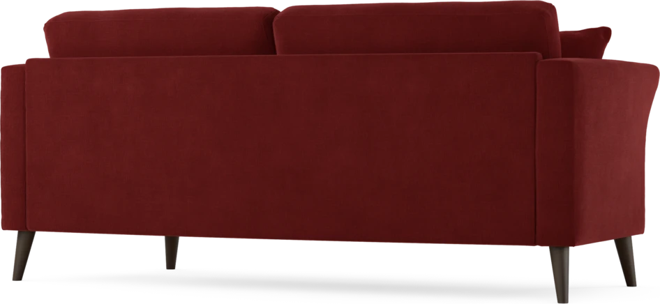Eden - 2,5-sits soffa svängd - Röd