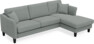 Eden - 2,5-sits soffa med schäslong - Grå