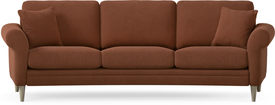 Eden - 3-sits soffa svängd - Orange