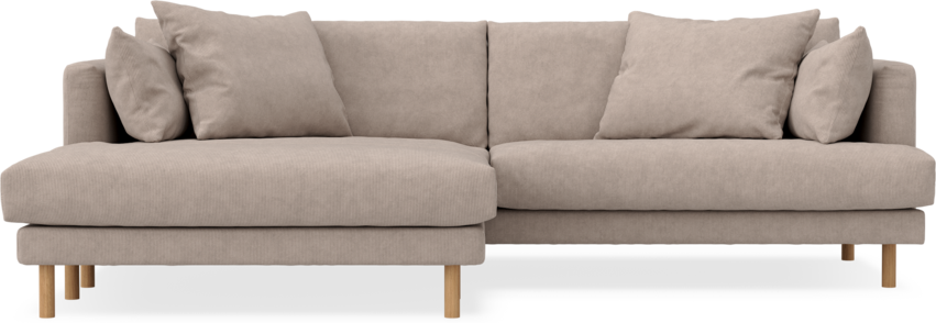 Harper - 4-sits med schäslong XL vänster - Beige