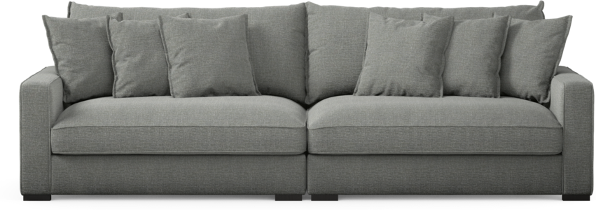 Rossi - 4-sits soffa - Grå