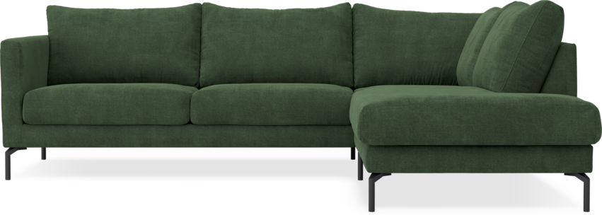 Impression - 3-sits soffa med divan höger - Grön