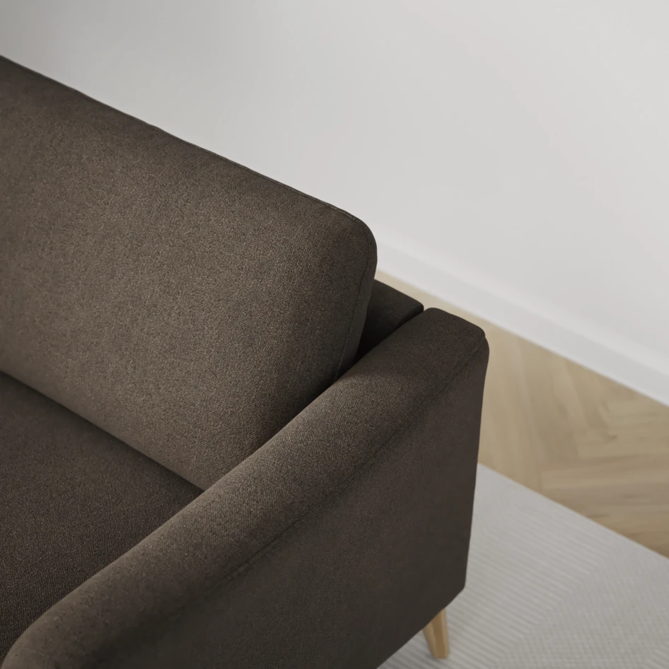 Bridge - 3-sits soffa - Brun