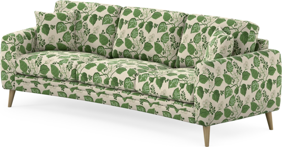 Eden - 3-sits soffa svängd - Flerfärgad