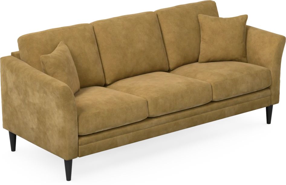 Eden - 3-sits soffa - Gul