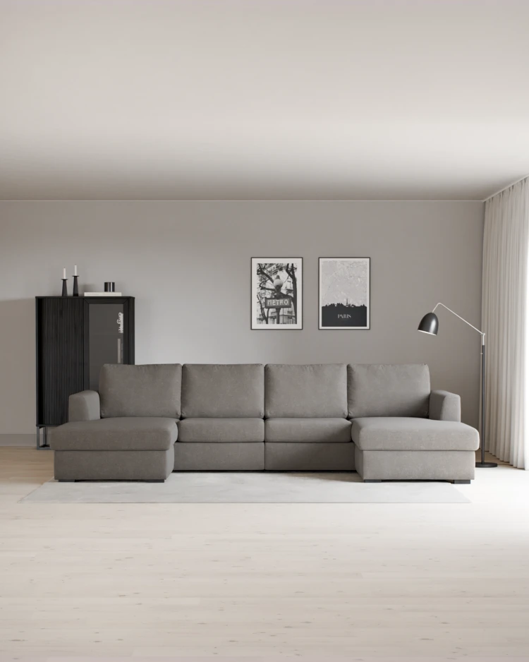 Friday - 2-sits soffa med två schäslonger - inspiration