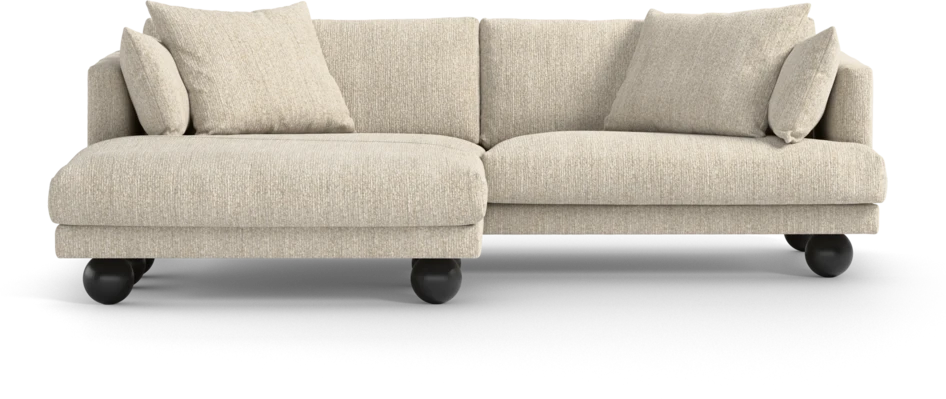 Harper - 4-sits med schäslong XL vänster - Beige