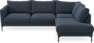 Impression Delux - 3-sits soffa med divan höger - Blå