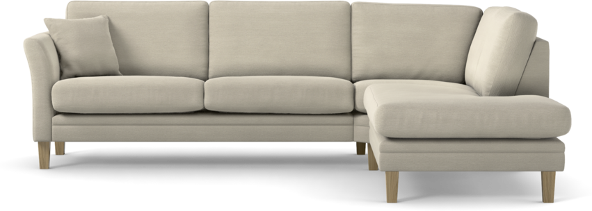 Eden - 2,5-sits soffa med divan - Beige