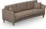 Eden - 3-sits soffa svängd - Brun