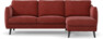 Madison - 2-sits soffa med schäslong höger - Rosa