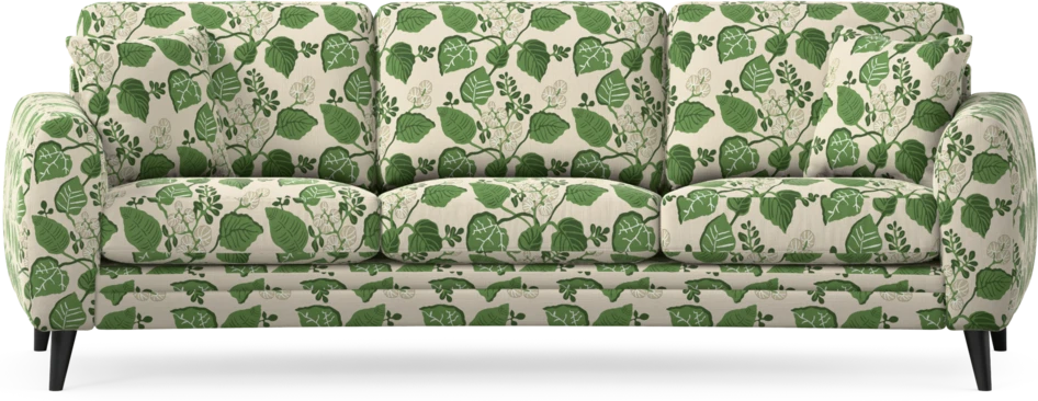 Eden - 3-sits soffa svängd - Flerfärgad