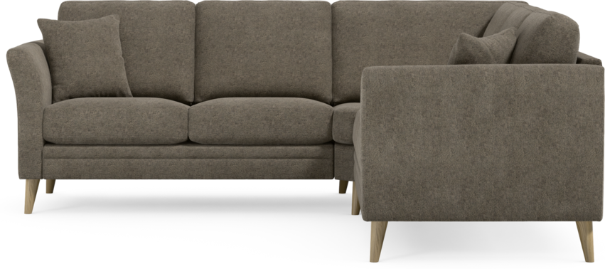 Eden - Hörnsoffa, 2+2-sits - Brun