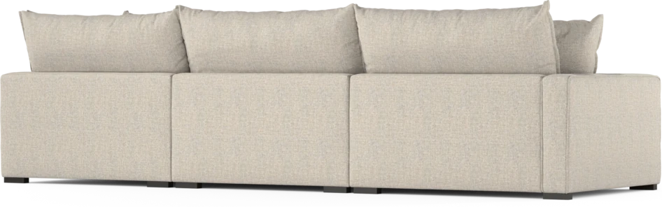 Rossi - 3-sits soffa med divan höger - Beige