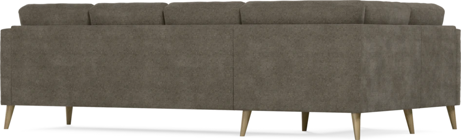 Eden - Hörnsoffa, 1+3-sits - Brun