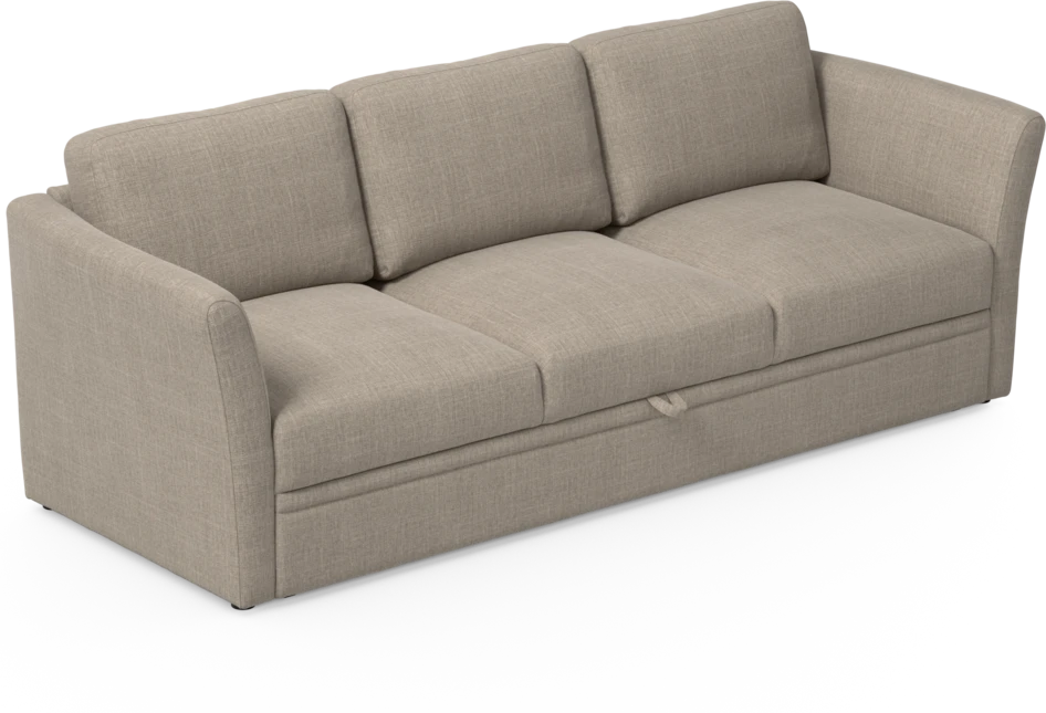 Öland - Bäddsoffa 3-sits, längsbäddad - Beige
