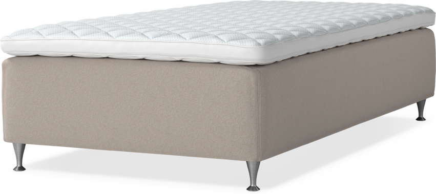 Delux Dream - Ramsäng, enkelsäng med bäddmadrass - Beige