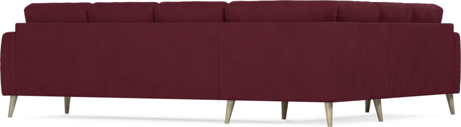 Eden - Hörnsoffa, 2+3-sits - Röd