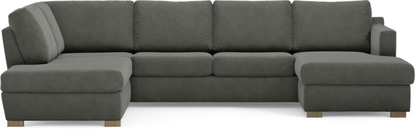 Friday - 3-sits soffa med divan vänster och schäslong höger - Grå