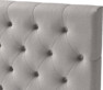 Delux Pikerad XL - Sänggavel, 90-210 cm - Grå