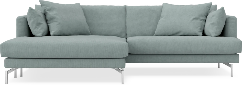 Harper - 4-sits med schäslong XL vänster - Grön
