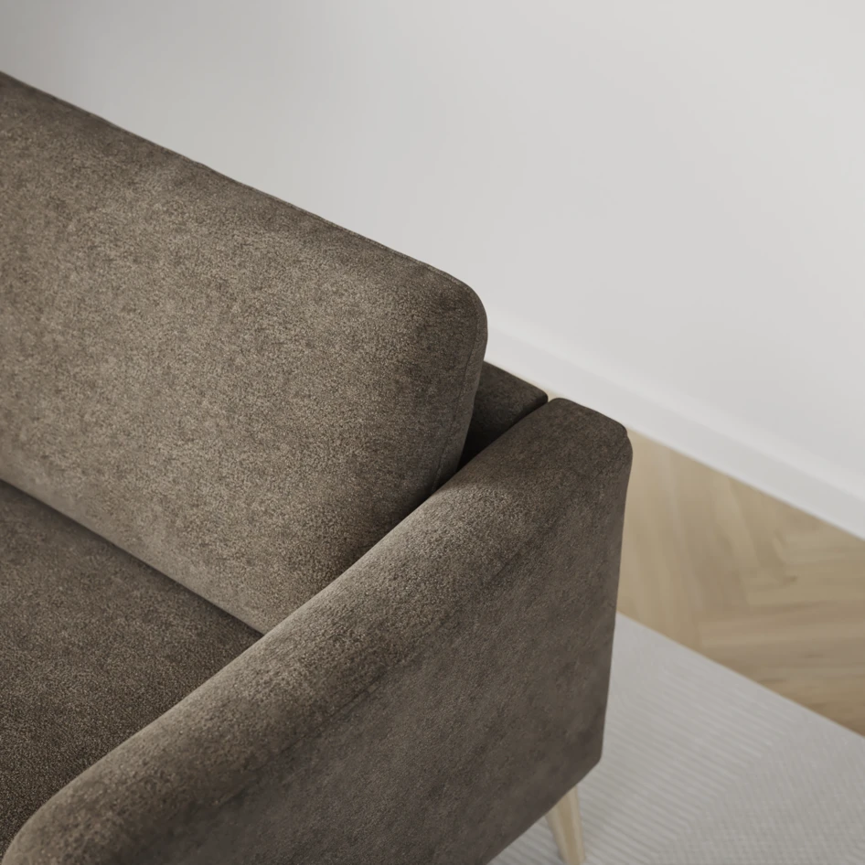 Bridge - 3-sits soffa - Brun